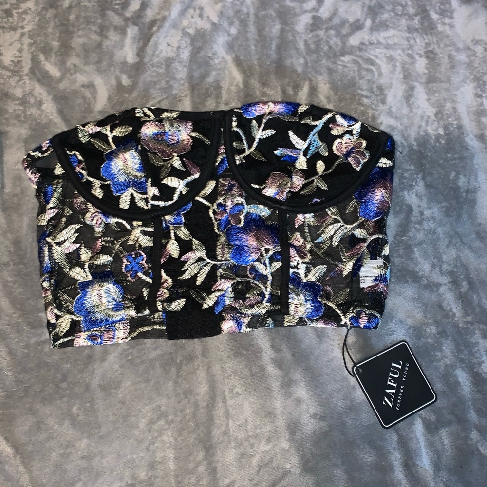 Laced crop top